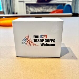 1080P Webcam 30fps with Microphone‎ & Privacy Cover Full HD Web Camera